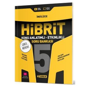 Hız Yayınları Hibrit 5. Sınıf İngilizce Soru Bankası