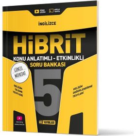Hız Yayınları Hibrit 5. Sınıf İngilizce Soru Bankası