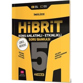 Hız Yayınları Hibrit 5. Sınıf İngilizce Soru Bankası