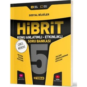 Hız Yayınları Hibrit 5. Sınıf Sosyal Bilgiler Soru Bankası