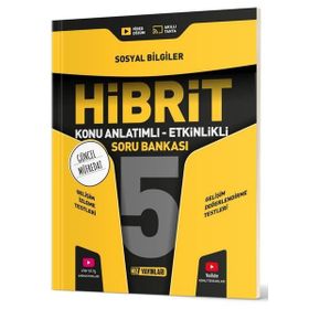 Hız Yayınları Hibrit 5. Sınıf Sosyal Bilgiler Soru Bankası