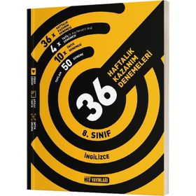 Hız Yayınları LGS 8. Sınıf İngilizce 36 Haftalık Kazanım Denemeleri