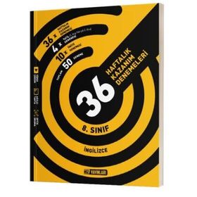 Hız Yayınları LGS 8. Sınıf İngilizce 36 Haftalık Kazanım Denemeleri