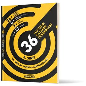 Hız Yayınları LGS 8. Sınıf İnkılap Tarihi 36 Haftalık Kazanım Denemeleri