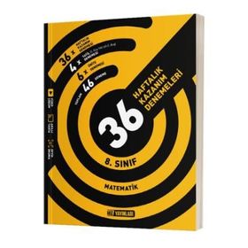 Hız Yayınları LGS 8. Sınıf Matematik 36 Haftalık Kazanım Denemeleri