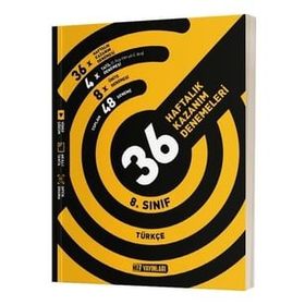 Hız Yayınları LGS 8. Sınıf Türkçe 36 Haftalık Kazanım Denemeleri