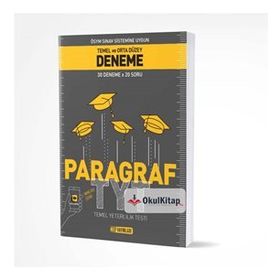 Hız Yayınları-TYT AYT Paragraf Temel ve Orta Düzey 30x20 Deneme
