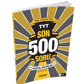 Hız Yayınları TYT Sosyal Bilimler Son 500 Soru