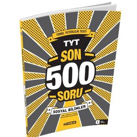 Hız Yayınları TYT Sosyal Bilimler Son 500 Soru