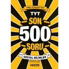 Hız Yayınları TYT Sosyal Bilimler Son 500 Soru