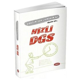 HIZLI DGS KONU ANLATIMLI VAKTIM YOK ZAMANIM AZ DIYENLER İÇIN - TURGUT MEŞE