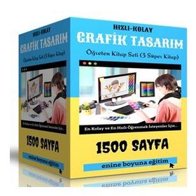 Hızlı Kolay Grafik Tasarım Öğreten Kitap Seti