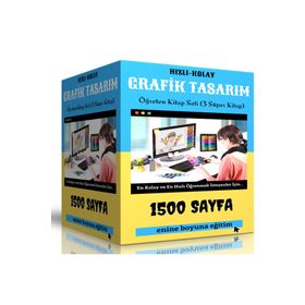Hızlı Kolay Grafik Tasarım Öğreten Kitap Seti