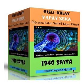 Hızlı Kolay Yapay Zeka Öğreten Kitap Seti 5 Süper Kitap