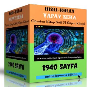 Hızlı Kolay Yapay Zeka Öğreten Kitap Seti 5 Süper Kitap