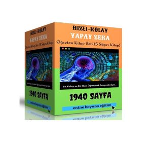 Hızlı Kolay Yapay Zeka Öğreten Kitap Seti 5 Süper Kitap