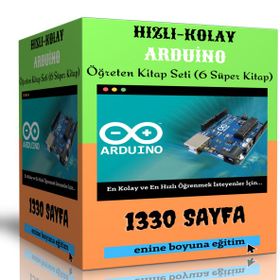 Hızlı ve Kolay Arduino Öğreten Kitap Seti 6 Süper Kitap