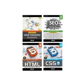 Hızlı ve Kolay Web Tasarım Seti 2 4 Kitap Takım Kodlab Yayın Dağıtım