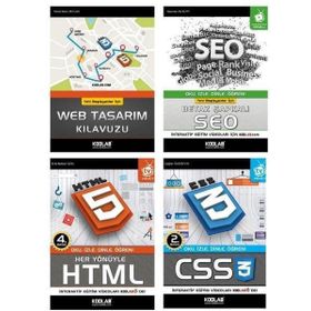 Hızlı ve Kolay Web Tasarım Seti 2 4 Kitap Takım Kodlab Yayın Dağıtım