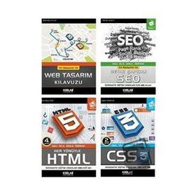 Hızlı ve Kolay Web Tasarım Seti 2 4 Kitap Takım Kodlab Yayın Dağıtım