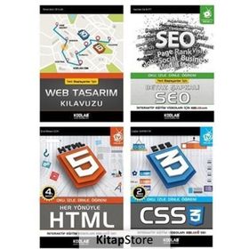 Hızlı ve Kolay Web Tasarım Seti 2 4 Kitap Takım Kodlab Yayın Dağıtım