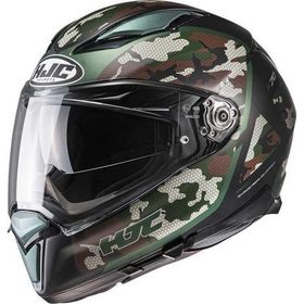 HJC F70 Katra Full Face Kamuflaj Desenli Motosiklet Kaskı