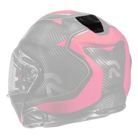 HJC RPHA91 Metal Siyah Kask Arka Havalandırma