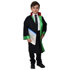 HKostüm Avukat Cübbesi 9-10 Yaş Çocuk Meslek Kostümü