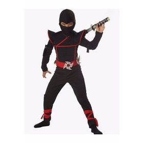HKostüm Gizli Ninja 5-6 Yaş Beyaz Lüks Çocuk Kostümü