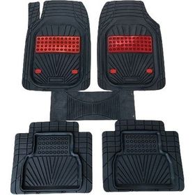 HLP Audi A4 Avant Station Wagon 2007-2016 Negro Kırmızı Oto Paspas