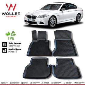 HLP BMW 5 Serisi F10 Paspas 2010 2017 Arası 3d Havuzlu Wöller Paspas