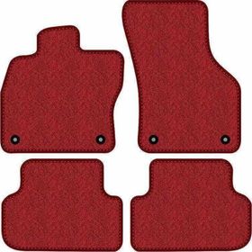 HLP BMW 7 Serisi F01 2009-16 Kırmızı Lüks Halı Paspas Seti