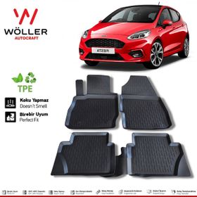 HLP Ford Fiesta Paspas 2018 2022 Arası 3d Havuzlu Wöller Paspas