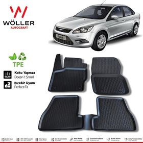 HLP Ford Focus 2 Paspas 2005 2010 Arası 3d Havuzlu Wöller Paspas