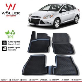 HLP Ford Focus 3 Paspas 2010 2018 Arası 3d Havuzlu Wöller Paspas