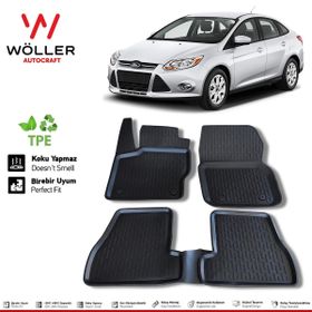 HLP Ford Focus 3 Paspas 2010 2018 Arası 3d Havuzlu Wöller Paspas
