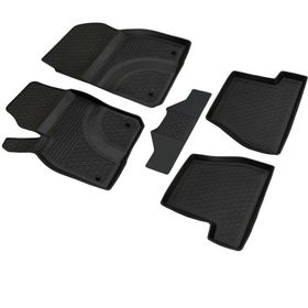 HLP Ford Focus 3 Refref 4D 2011-2014 Siyah Havuzlu Kauçuk Paspas