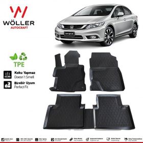 HLP Honda Civic FB7 Paspas 2012 2016 Arası Uyumlu 3d Havuzlu Wöller Paspas