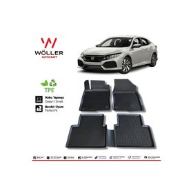 HLP Honda Civic FC5 Paspas 2016 2021 Arası 3d Havuzlu Wöller Paspas
