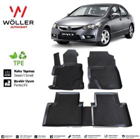 HLP Honda Civic FD6 Paspas 2006 2012 Arası 3D Havuzlu Wöller Paspas