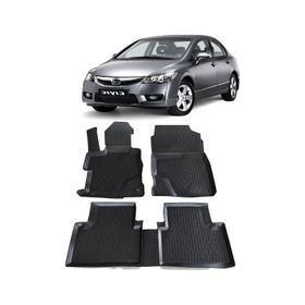 HLP Honda Civic FD6 Paspas 2006 2012 Arası 3D Havuzlu Wöller Paspas