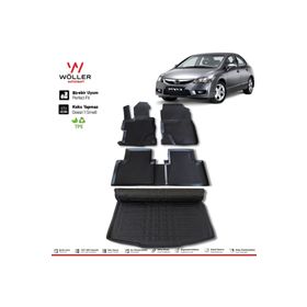 HLP Honda Civic FD6 Paspas Bagaj Havuzu 2006 2012 Arası 3d Havuzlu Wöller