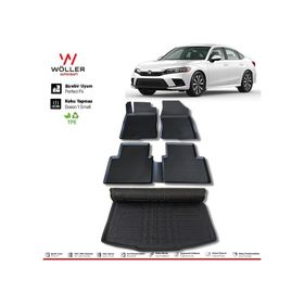 HLP Honda Civic FE1 Paspas Bagaj Havuzu Set 2022 Sonrası 3D Ultraflex Set