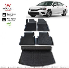 HLP Honda Civic FE1 Paspas Bagaj Havuzu Set 2022 Sonrası 3D Ultraflex Set