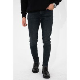 HLT Jeans HLTHE001935 Taşlamalı Antrasit Slim Fit Likralı Esnek Erkek Kot Pantolon