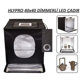 Hlypro 40x40 cm Dimmerli Led Ürün Çekim Çadırı