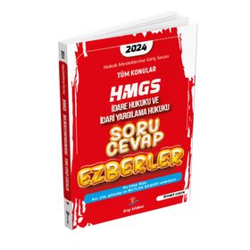 HMGS İdare Hukuku ve İdari Yargılama Hukuku Soru Cevap Ezberler - Dizgi Kitap