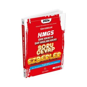 HMGS İdare Hukuku ve İdari Yargılama Hukuku Soru Cevap Ezberler - Dizgi Kitap