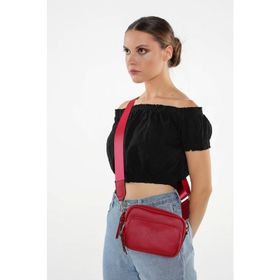 HNB Madame Vera MV025 Kırmızı Çapraz Askılı Kadın Omuz Çantası