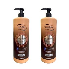Hobby 2x1000 ml Keratin Biotin Tuzsuz Şampuan
